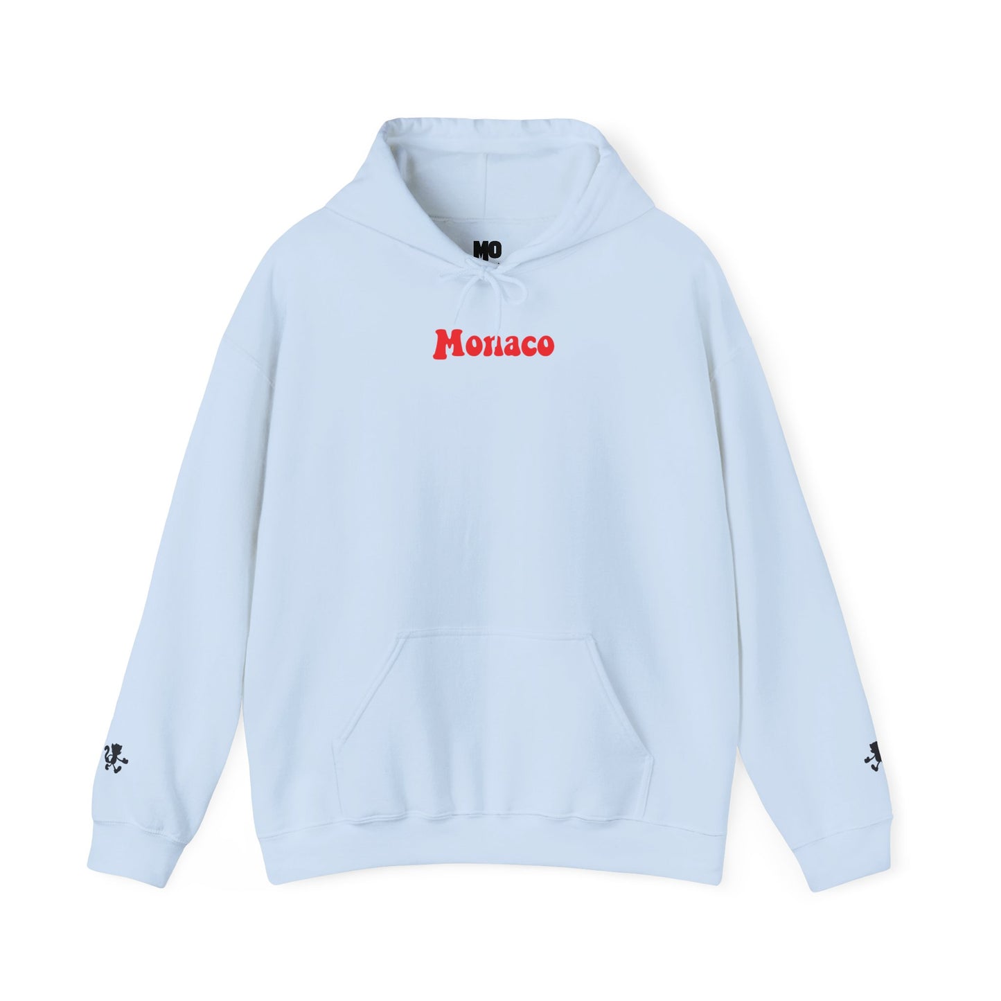 Monaco Hoodie - "Keep on Rollin'..." Retro Script White Pullover